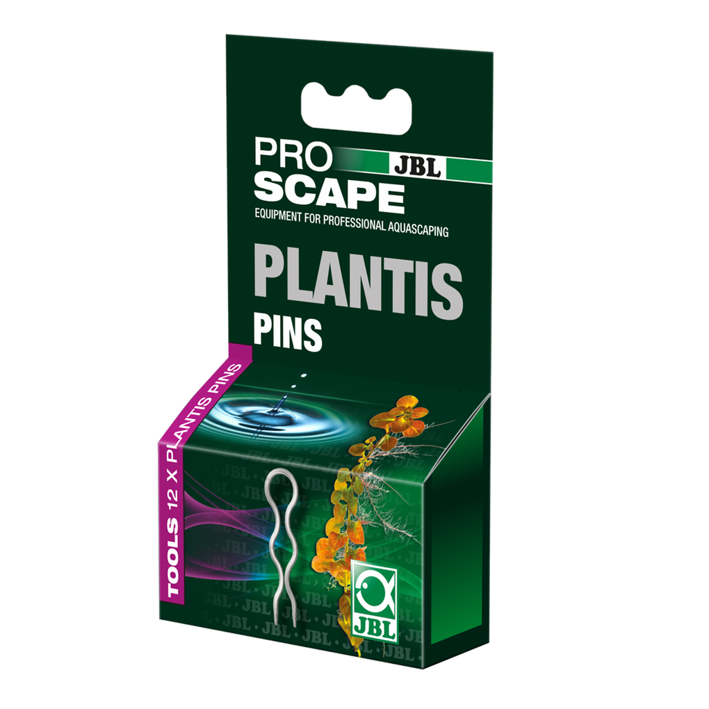 Support for all plants: pins for securely fixing plants in the aquarium substrate until they are firmly rooted
