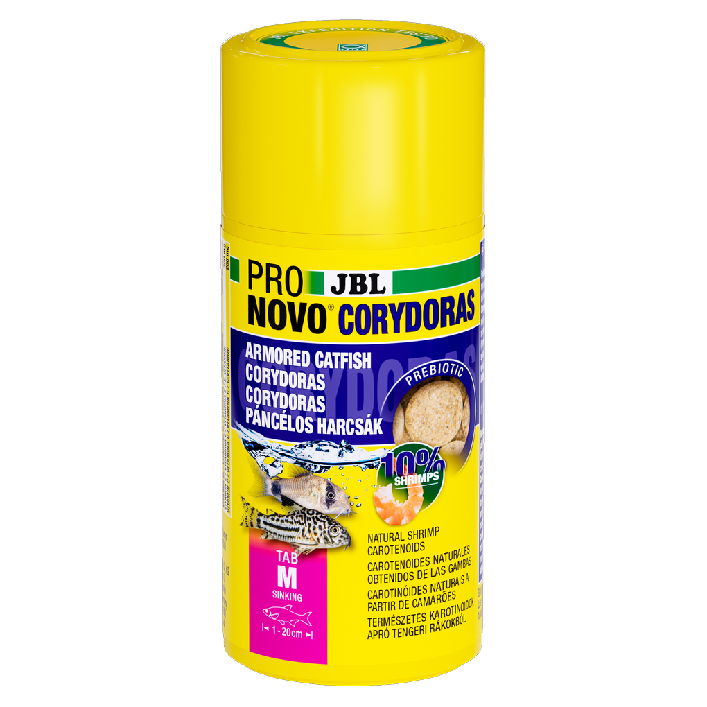 Ideal staple food for all armoured catfish (Corydoras, Aspidoras, Brochis, Scleromystax, Dianema, Hoplosternum, etc.)