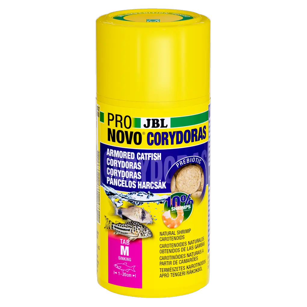 Ideal staple food for all armoured catfish (Corydoras, Aspidoras, Brochis, Scleromystax, Dianema, Hoplosternum, etc.)