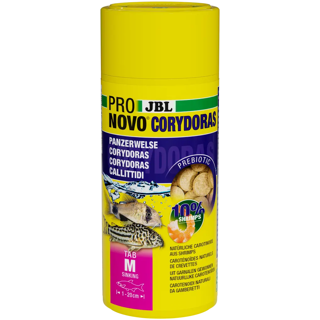 Aliment complet idéal pour tous les poissons-chats (Corydoras, Aspidoras, Brochis, Scleromystax, Dianema, Hoplosternum, etc.)