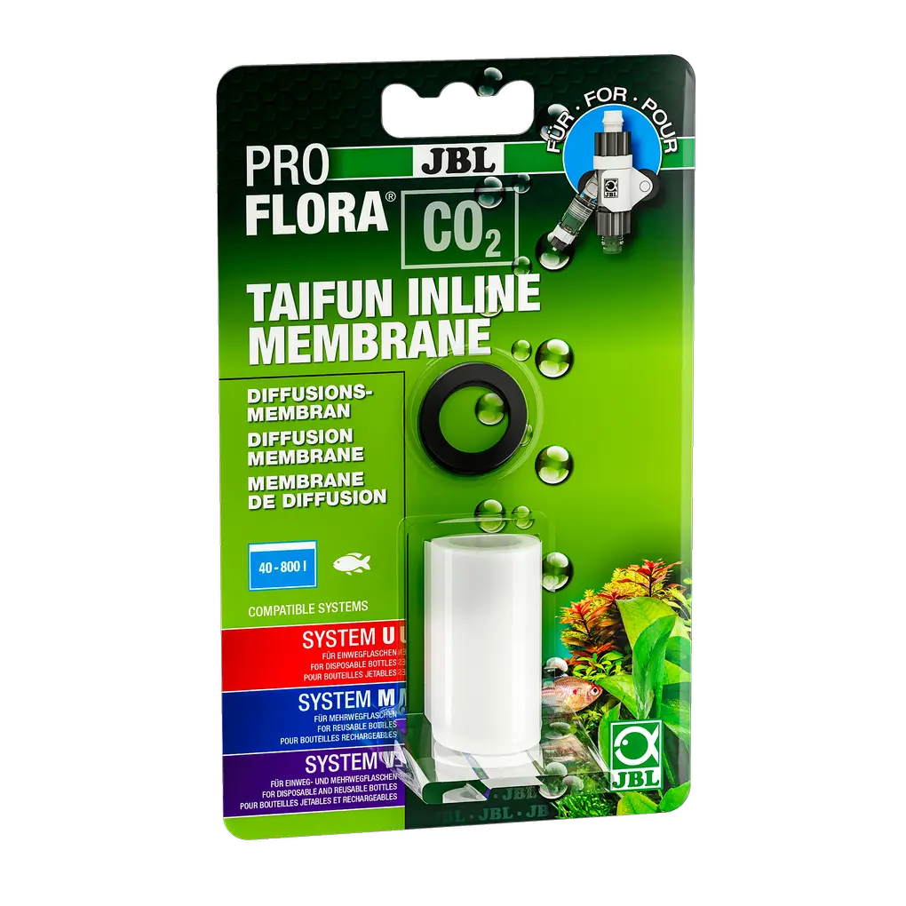 Replacement/exchange membrane for the CO2 inline diffuser JBL PROFLORA CO2 TAIFUN INLINE and its predecessor JBL ProFlora Direct