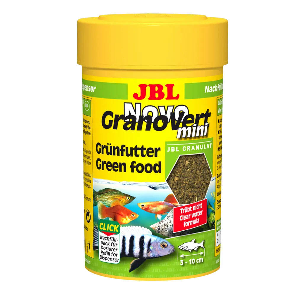 Complete nutrition and optimal growth for tropical freshwater fish and shrimp: with spirulina algae for natural colouring