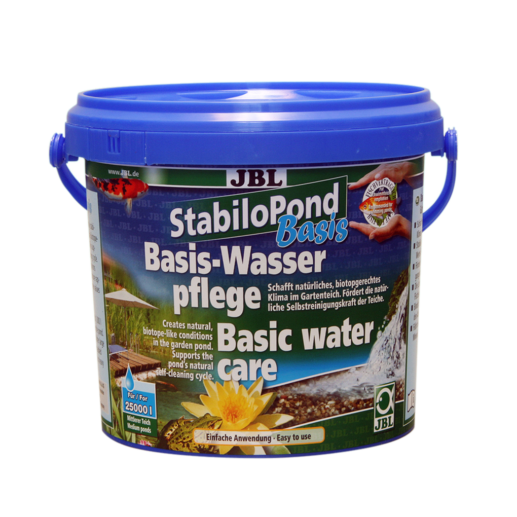 Natural, biotope-friendly balance: basic care product for stabilising the KH, GH and pH values in the pond