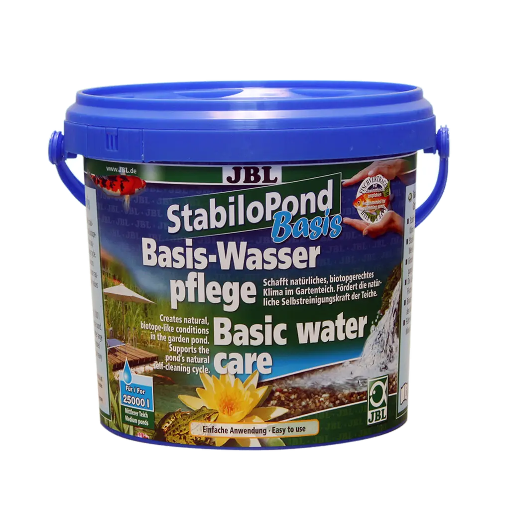 Natural, biotope-friendly balance: basic care product for stabilising the KH, GH and pH values in the pond
