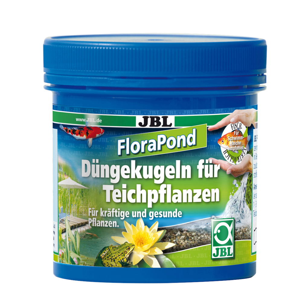 Cura di base delle piante nel laghetto da giardino: palline di argilla fertilizzanti con sostanze nutritive principali e oligoelementi per ninfee e piante palustri