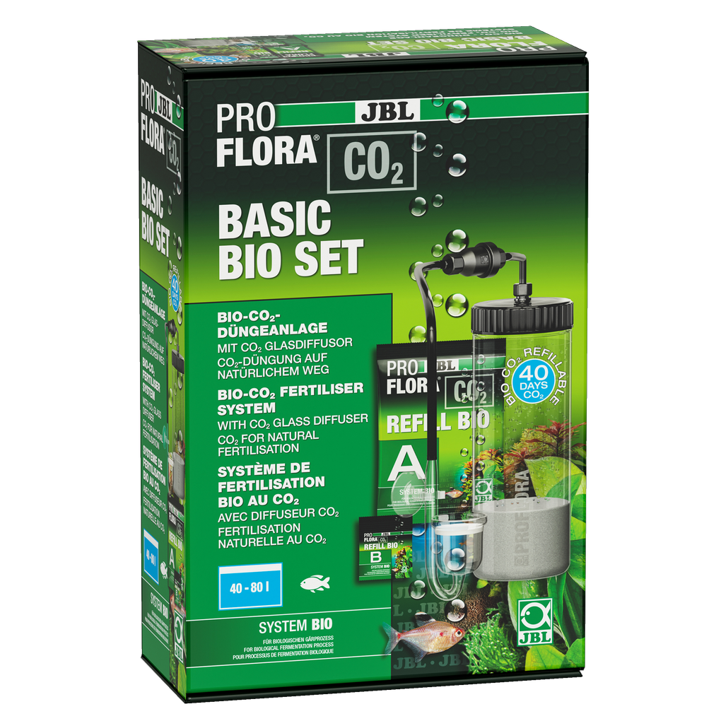 Provides aquarium plants with the main nutrient CO₂ for healthy and vigorous growth, thus preventing algae growth.
