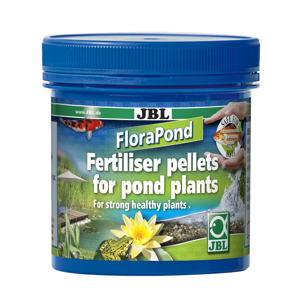 Basic care for plants in garden ponds: clay fertiliser balls containing essential nutrients and trace elements for water lilies and marsh plants.