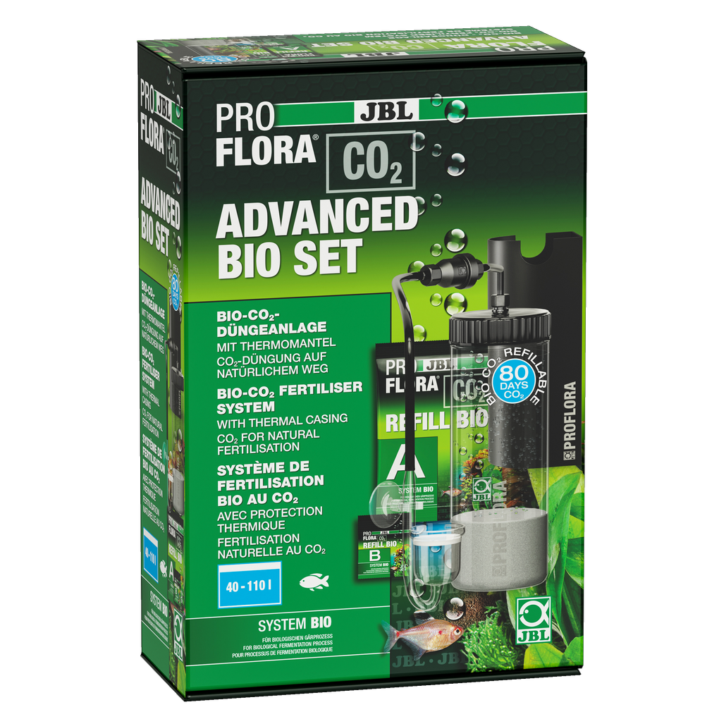 Provides aquarium plants with the main nutrient CO₂ for healthy and vigorous growth, thus preventing algae growth.