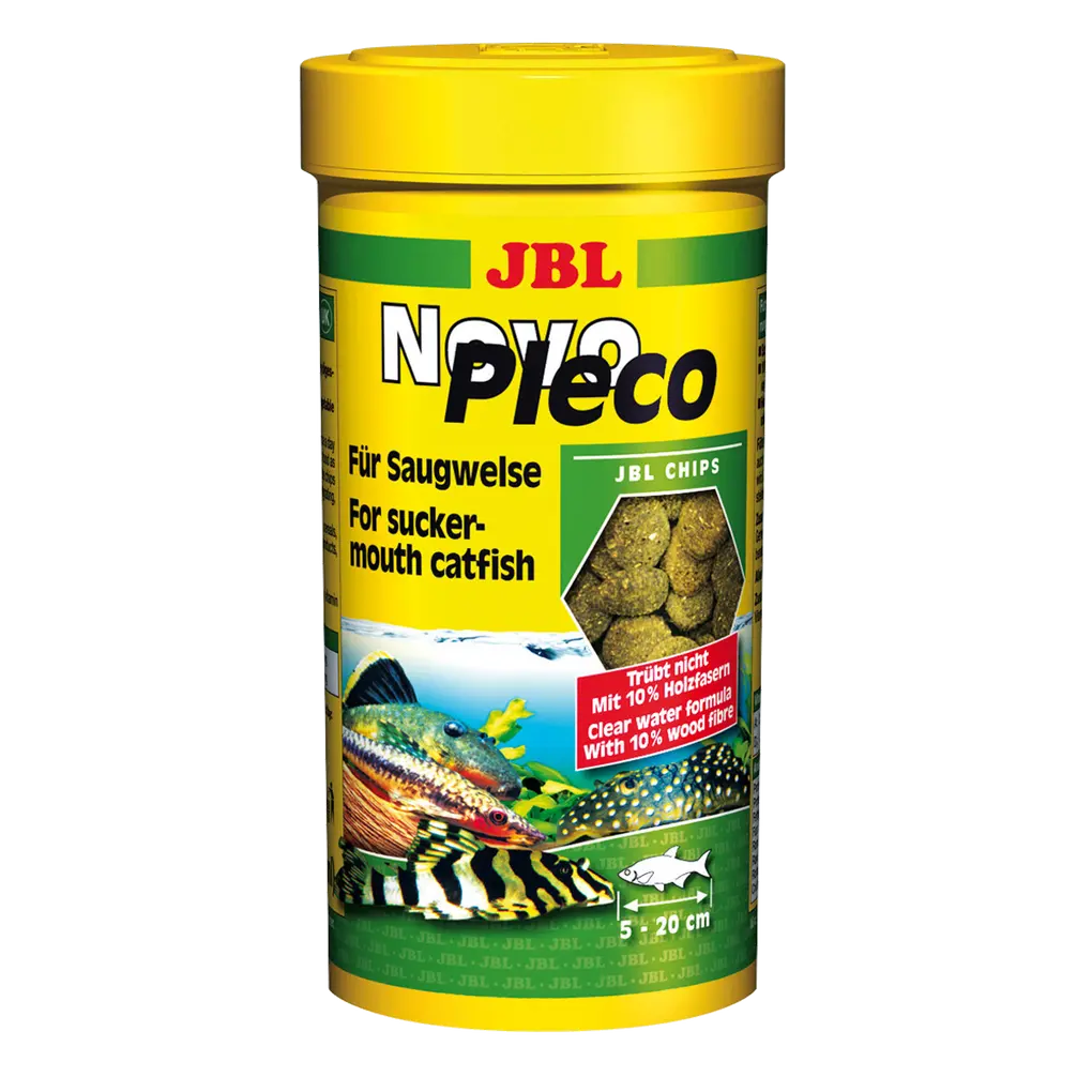 Alimentación completa y crecimiento óptimo de peces gato pequeños y medianos: con espirulina, verduras y germen de trigo energético.