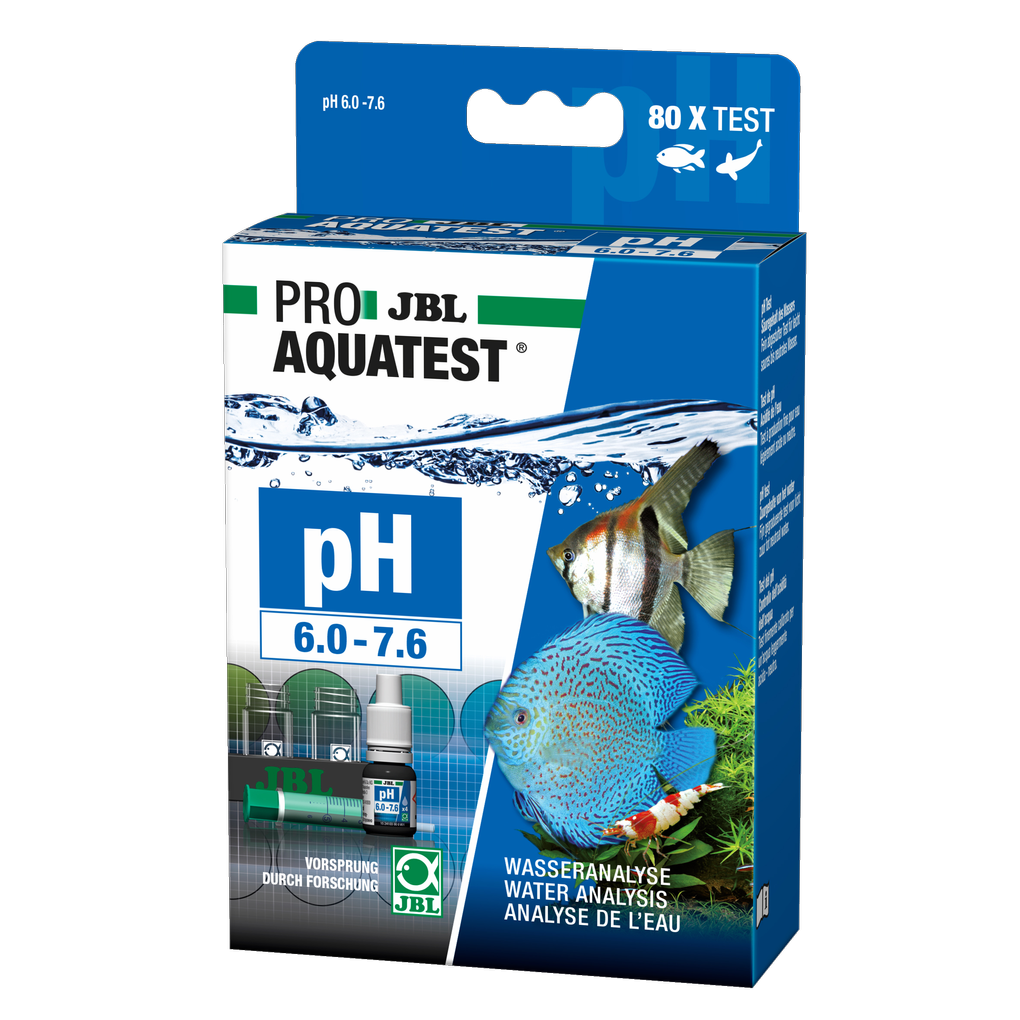 Einfache und sichere Kontrolle der Wasserwerte von Aquarien. Bestimmung des optimalen pH-Wertes für Süßwasser-Aquarien