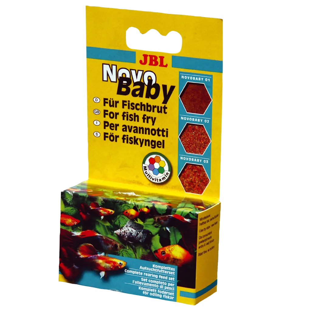 Complete nutrition and optimal growth: rearing feed set for livebearing fish species