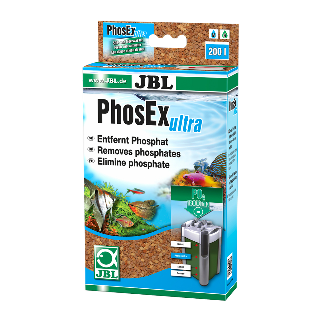 Removal of phosphate from aquariums: Filter media for use in aquarium filters
