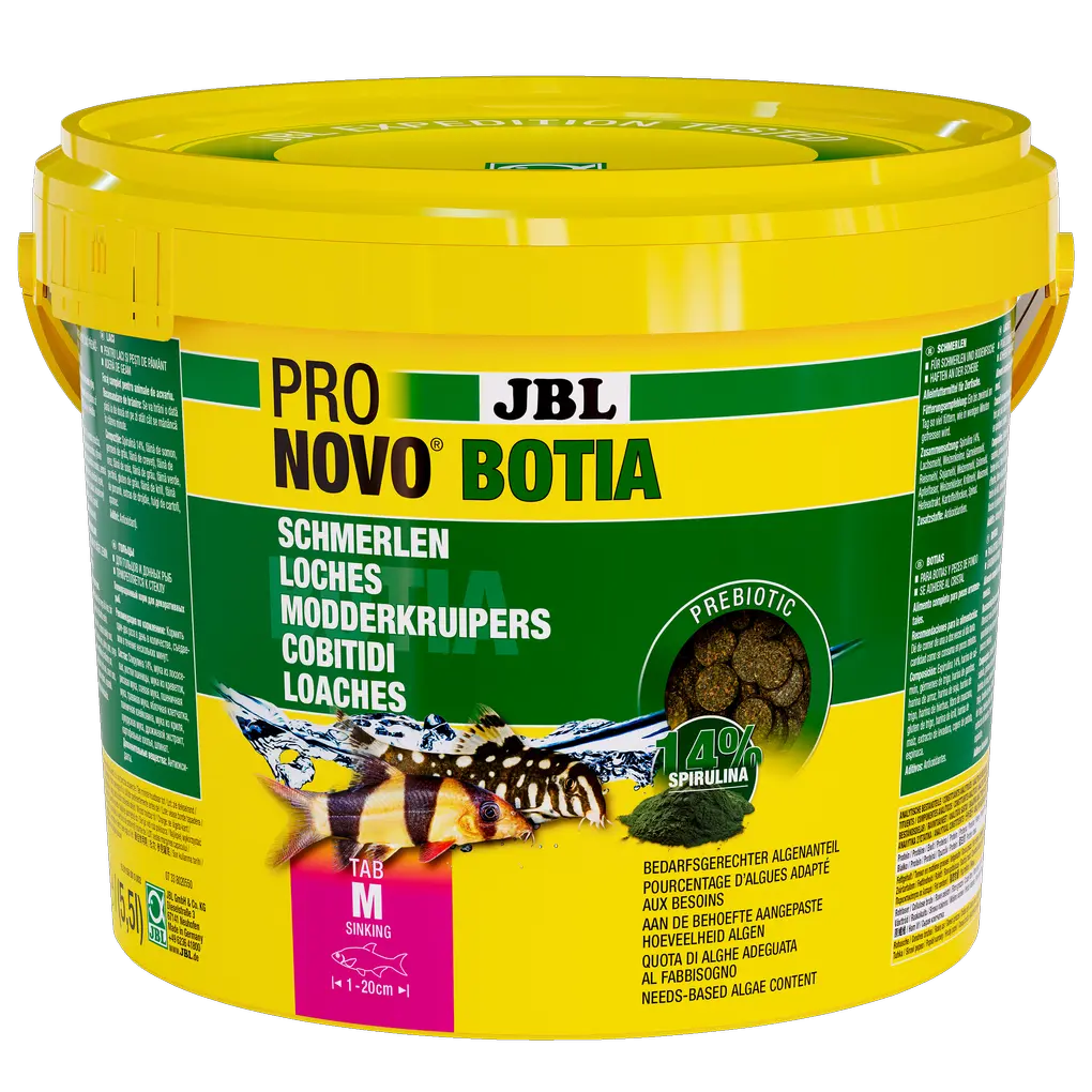 Ideal staple food for all loach species (Botia species, sucking loaches, fin suckers, spiny-eyed loaches)