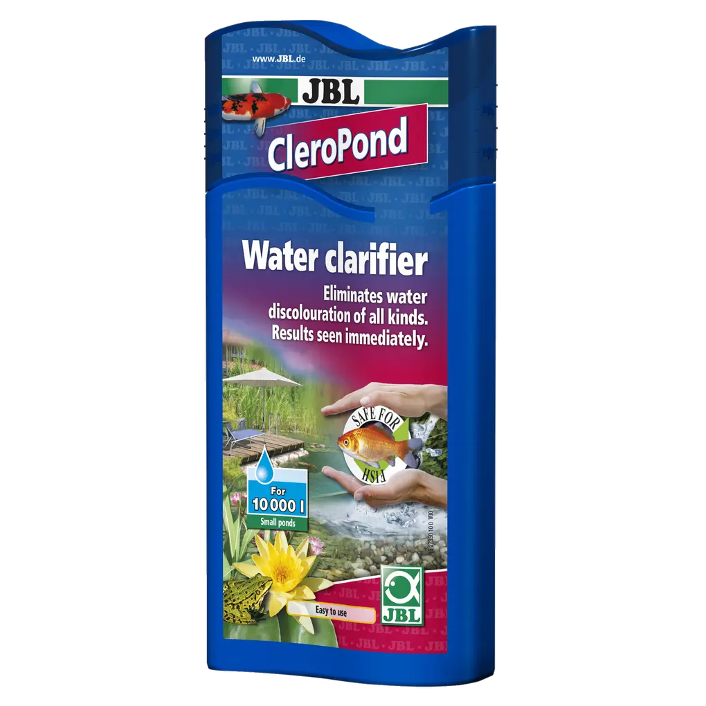 For fish- and plant-friendly water: water clarifier for removing all types of water cloudiness