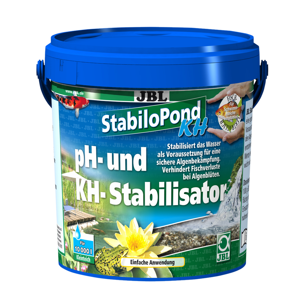 Natural balance: Granules for stabilising the pH value at 7.5 to 8.5 for successful algae control in ponds