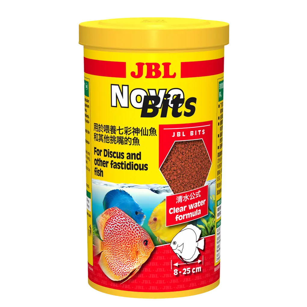 Selected raw materials guarantee complete nutrition, optimal growth and vibrant colours in all discus fish.