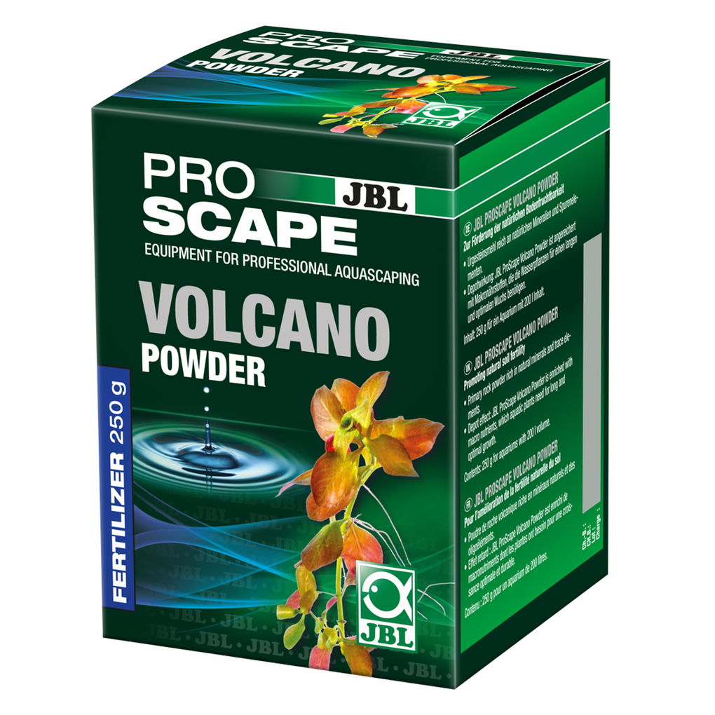 Long-term mineral supply for plant roots: volcanic rock powder for aquascaping aquariums