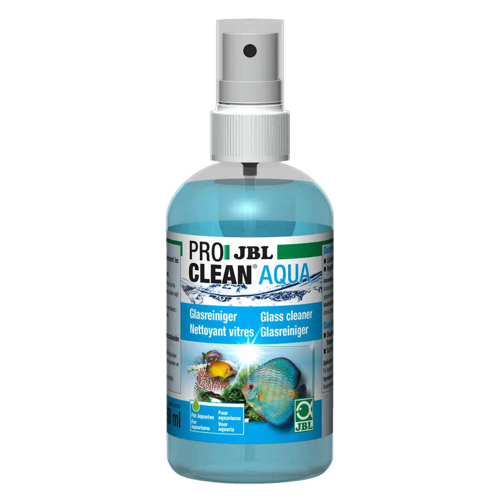Clean aquarium panes: Powerful glass cleaner with pump spray head