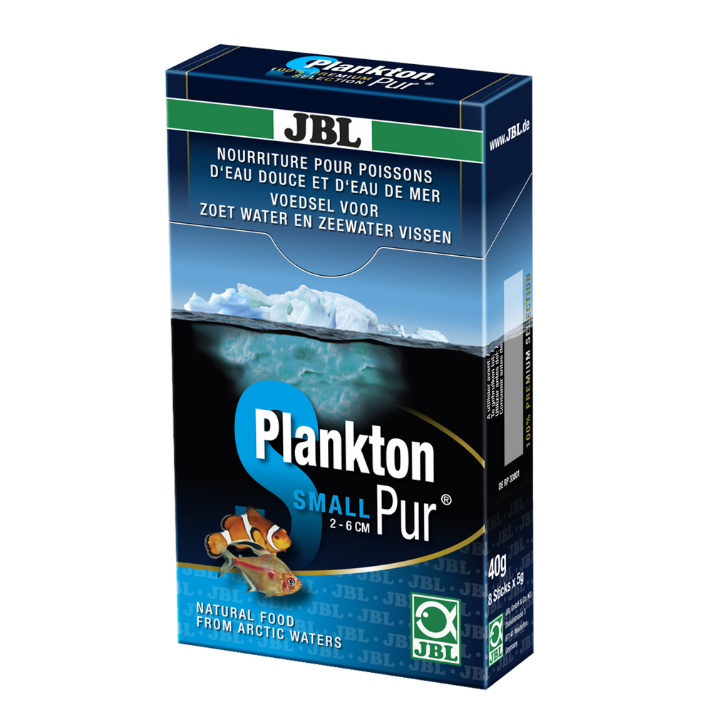 Afwisselend: lekkernij voor tropische zoet- en zeewatervissen en garnalen. Vers en zuiver plankton.