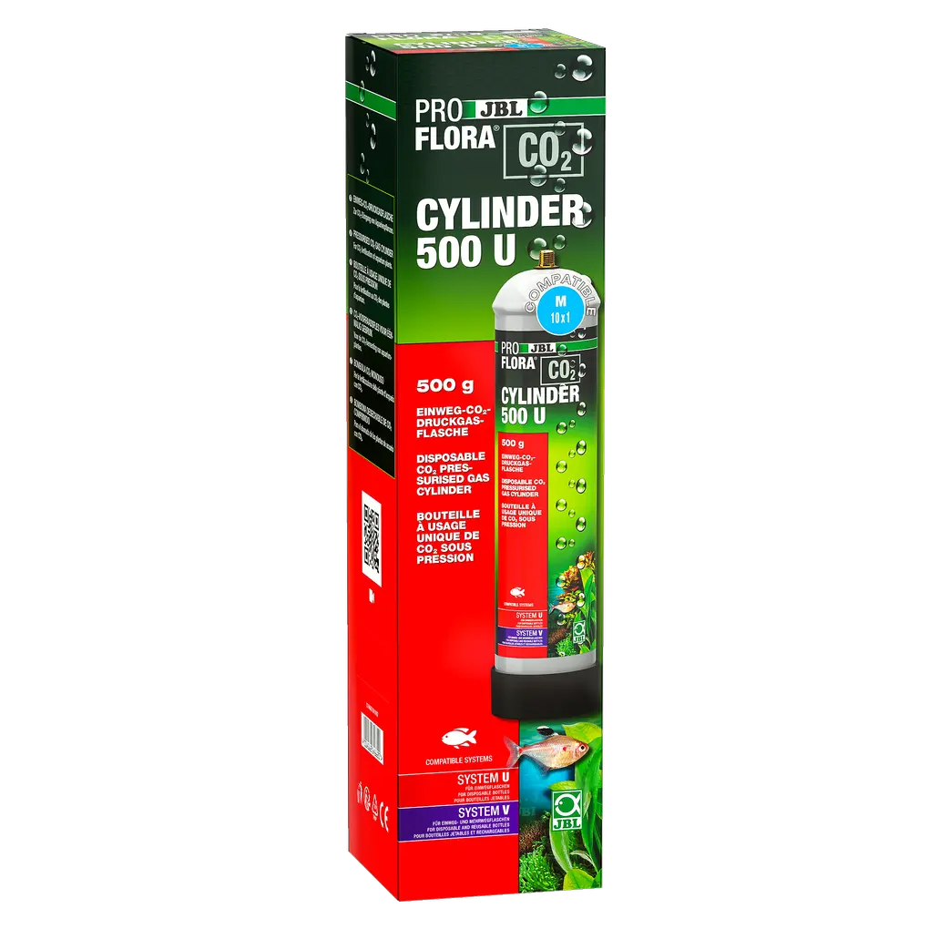 CO2 storage cylinder for all CO2 systems. Supplies aquarium plants with their main nutrient, carbon dioxide (CO2), thereby preventing algae growth.