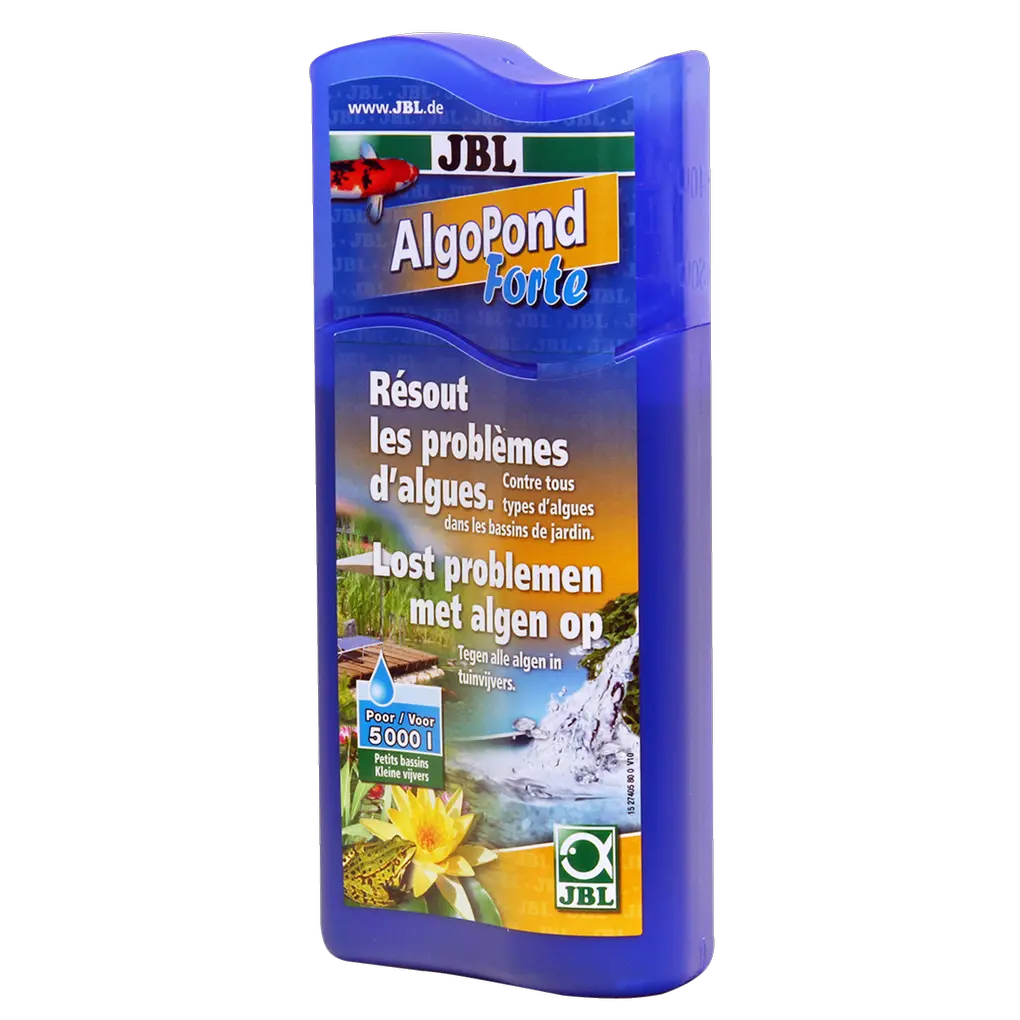 Pour lutter rapidement et efficacement contre tous les types d'algues dans les bassins de jardin