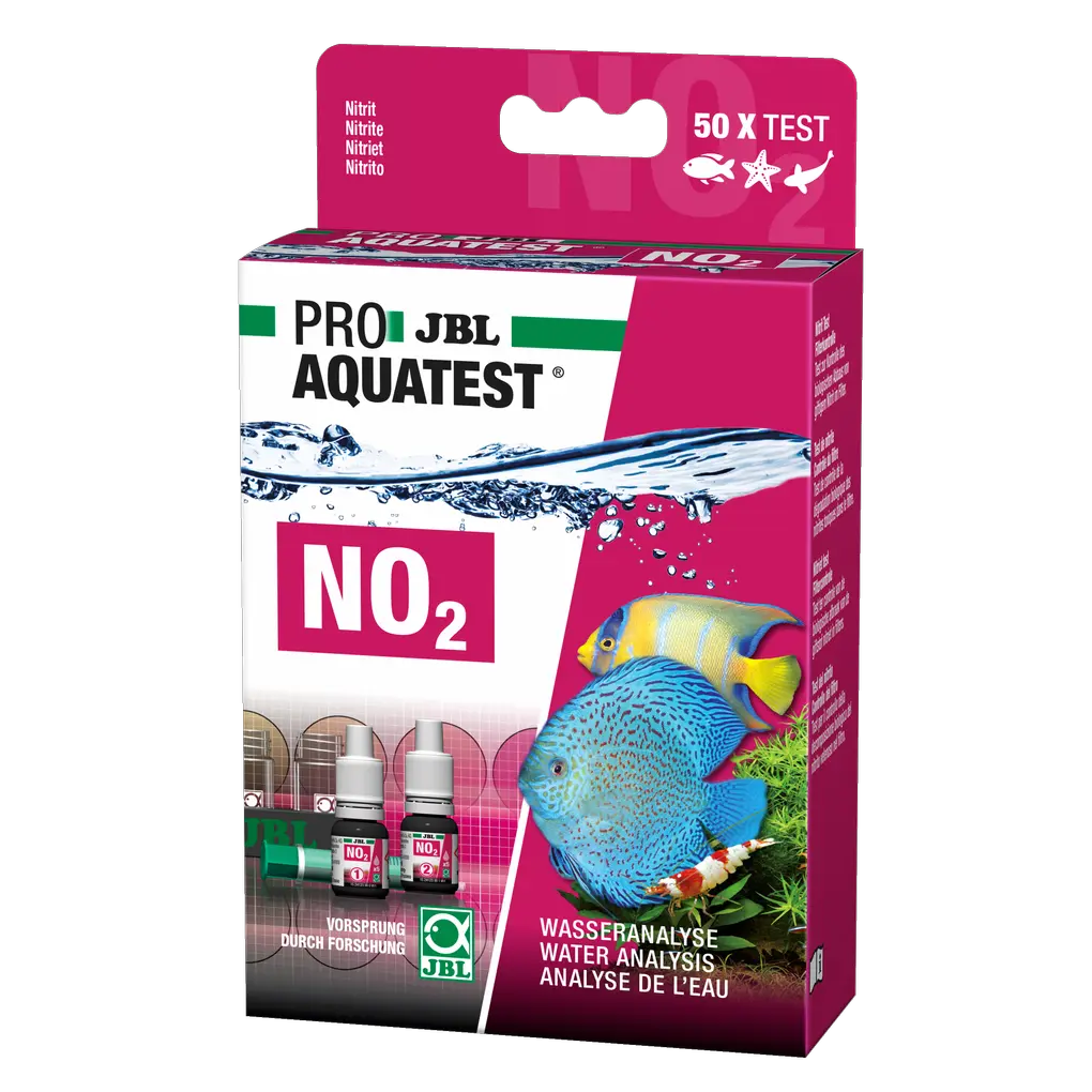 Nitrite is a toxic nitrogen compound that forms when the bacterial balance is disturbed or when a new system is set up. The test accurately indicates the nitrite content of the water.