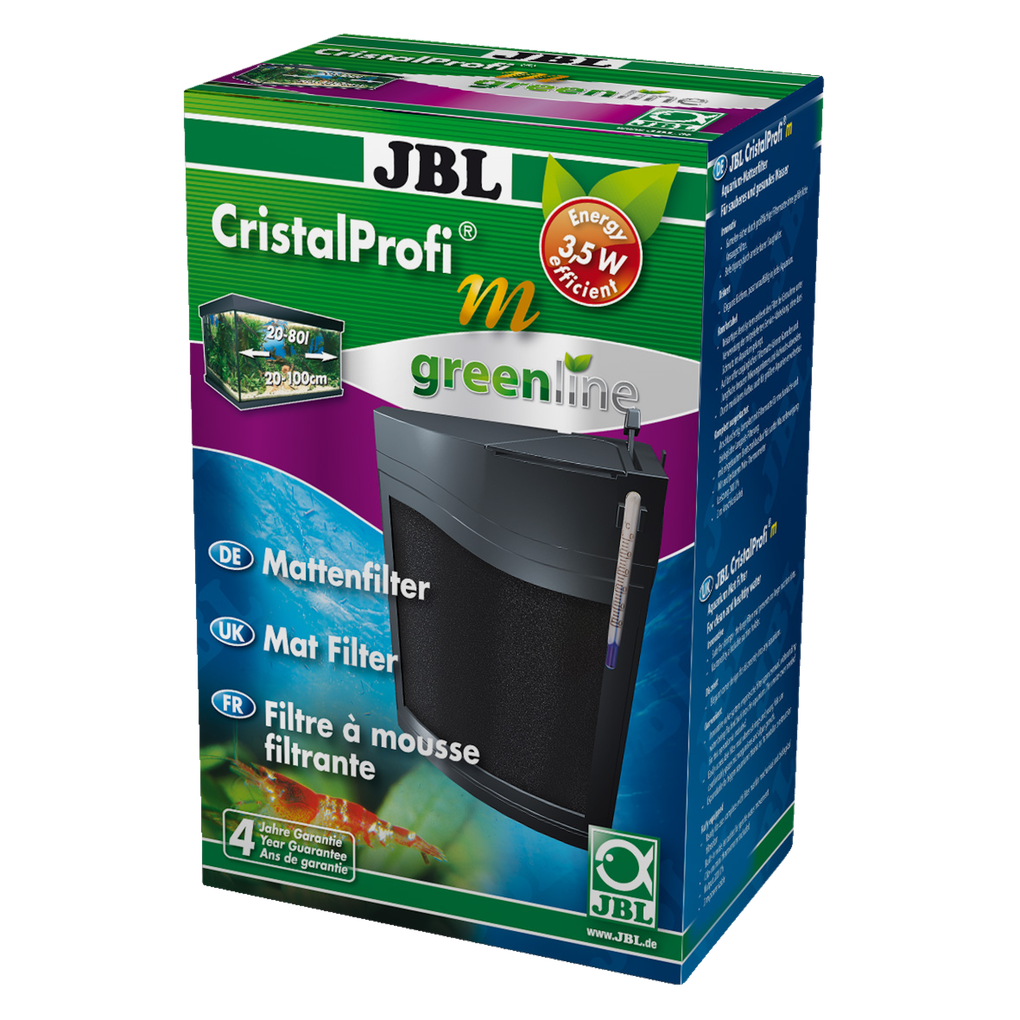 Clean and healthy aquarium water: Mat filter including pump and wide-jet water return for aquariums with a volume of 20–80 litres