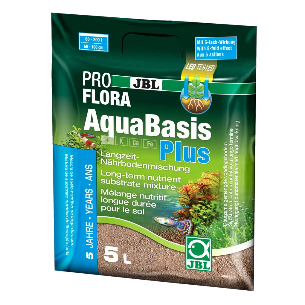 Nutrient-rich substrate for beautiful and long-lasting plant growth in all freshwater aquariums.  5 years of effectiveness guaranteed
