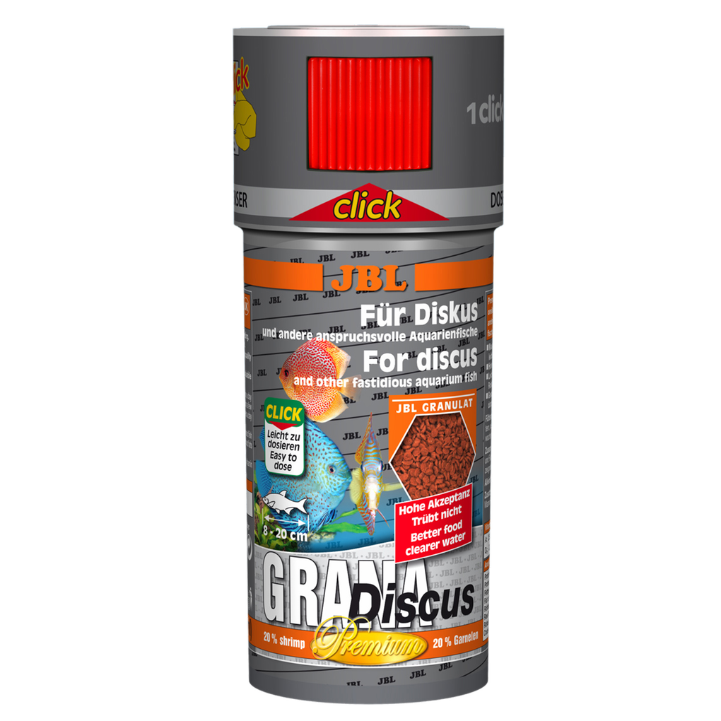 Complete nutrition, optimal growth and vibrant colours thanks to selected raw materials for demanding discus cichlids