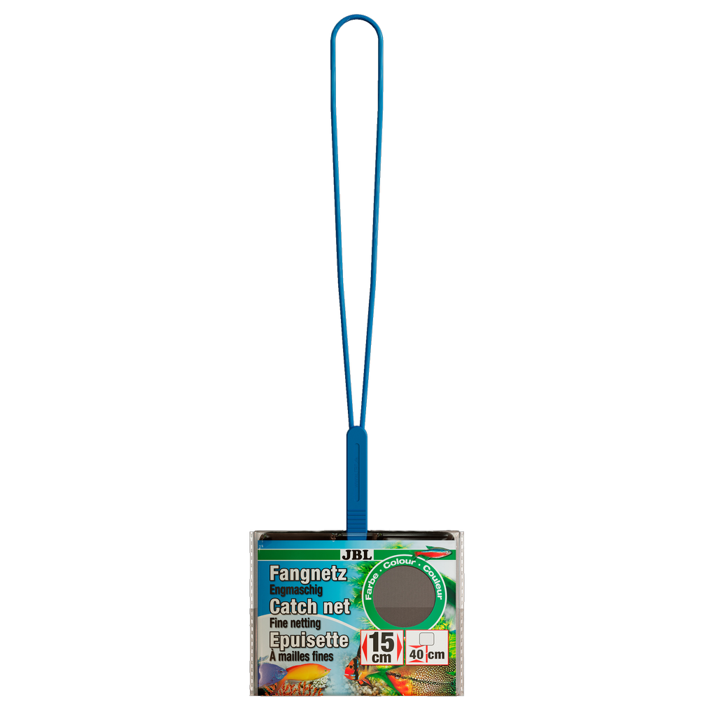 Careful catching of aquarium fish: Fine-mesh aquarium net with black netting