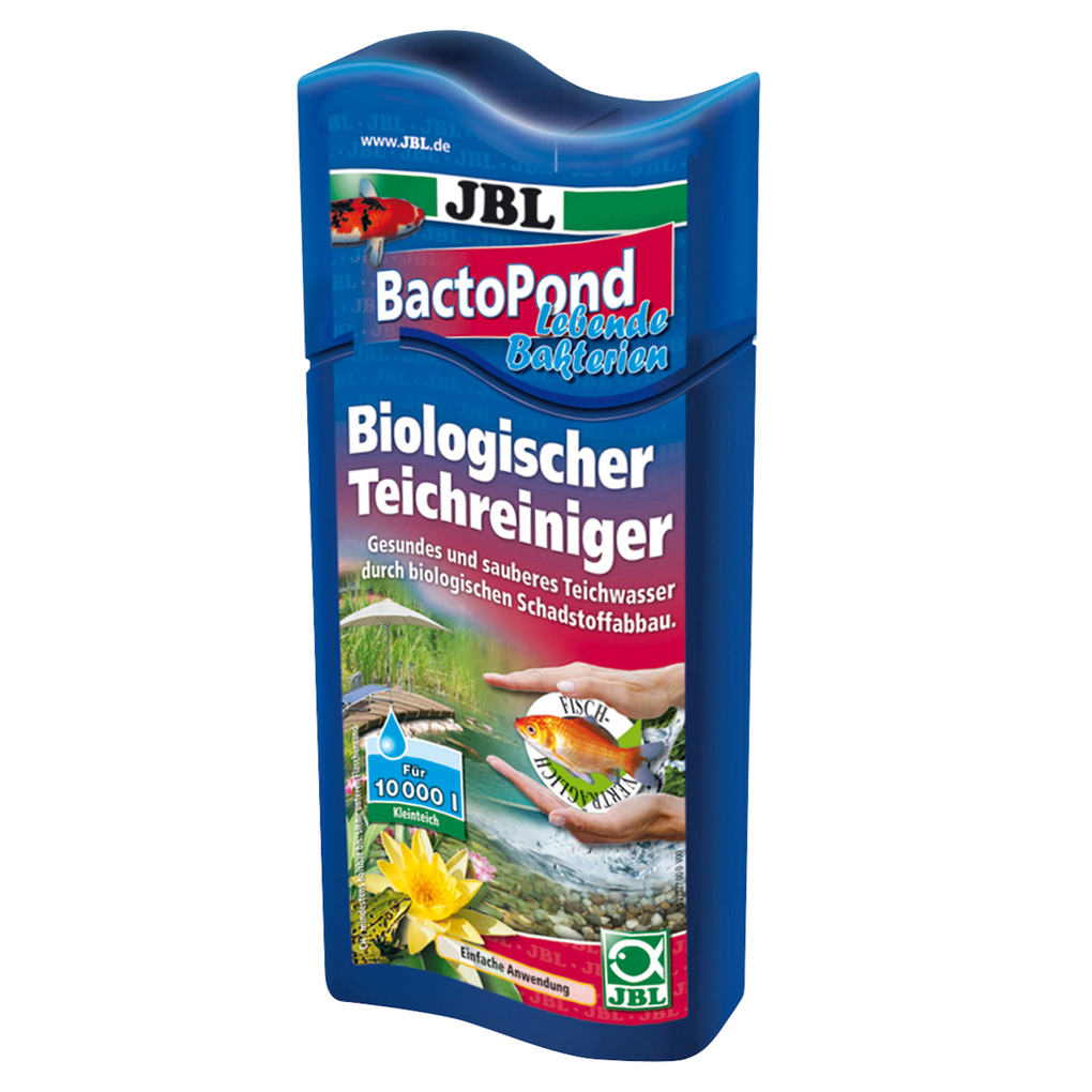Für fisch- und pflanzengerechtes Wasser: Reinigungsbakterien zum Abbau biologischer Schadstoffe im Teich (Eiweiß, Ammonium/ Ammoniak, Nitrit)