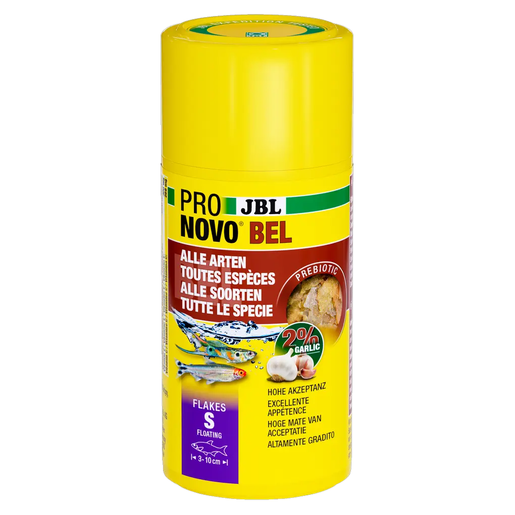 Nourriture prébiotique pour poissons d'aquarium à l'ail : des fibres alimentaires spéciales contenues dans la nourriture fournissent aux bactéries intestinales bénéfiques les nutriments nécessaires à une bonne digestion.