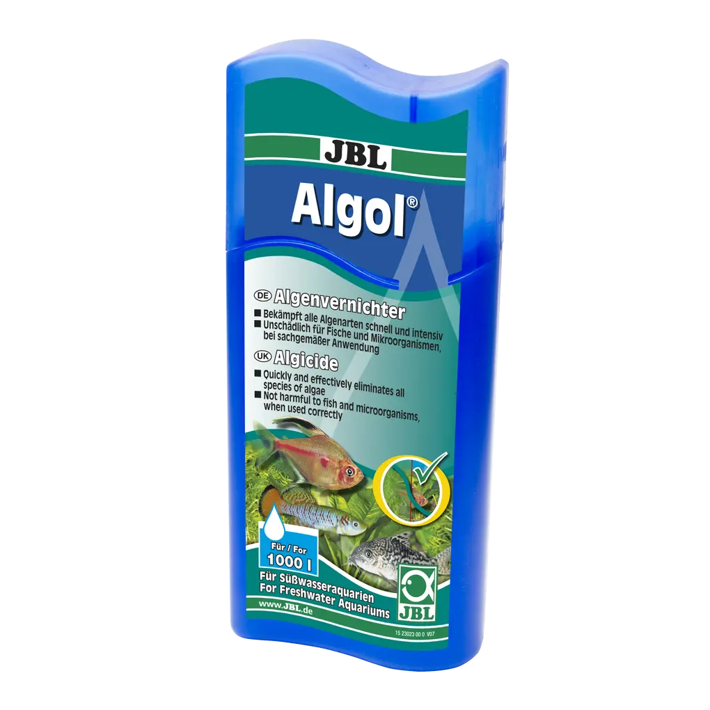 For beautiful freshwater aquariums: Intensively combats all types of algae (including green water = suspended algae)