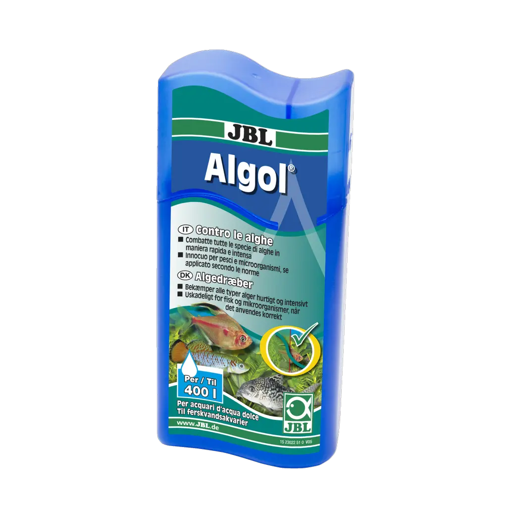 For beautiful freshwater aquariums: Intensively combats all types of algae (including green water = suspended algae)