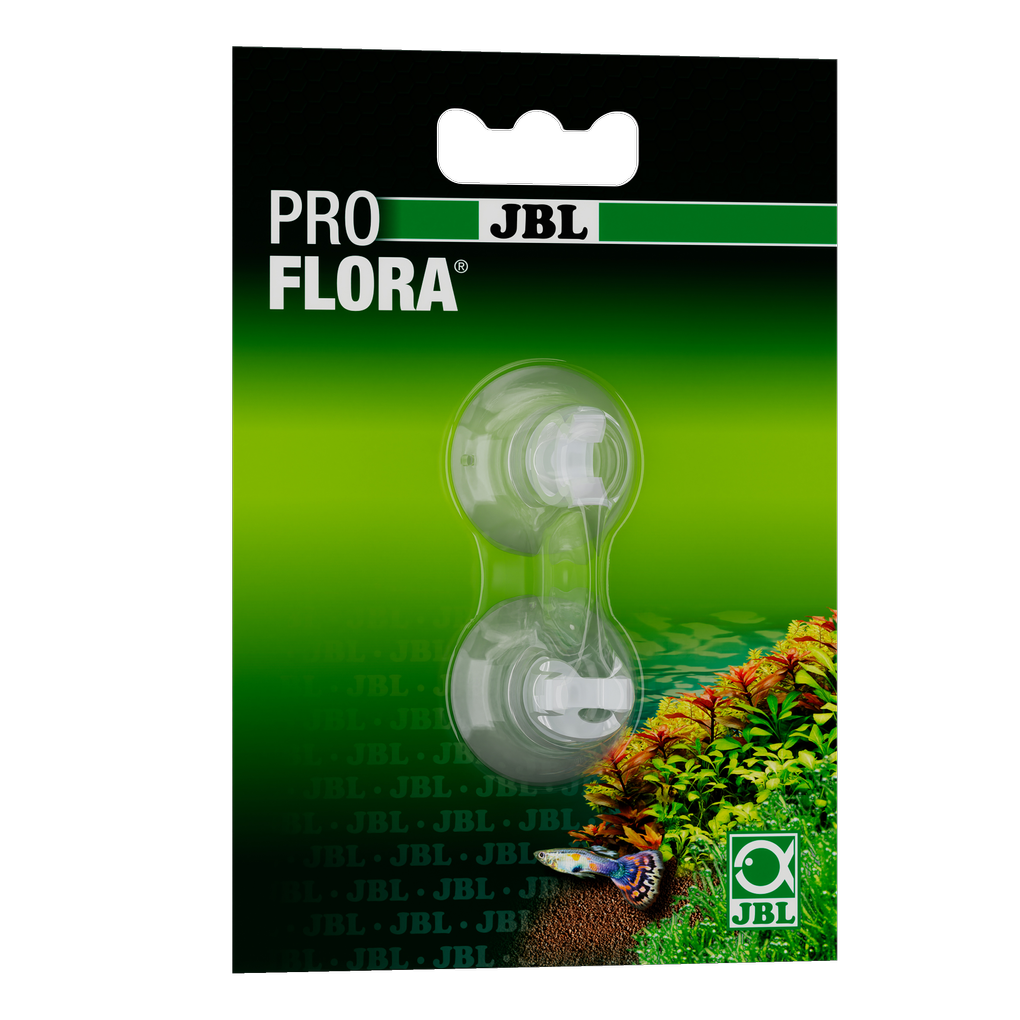 Hoogwaardige zachte PVC-zuignap met stevige clip voor voorwerpen van 6 mm, zoals slangen, buizen, glazen buisjes en de JBL PROFLORA Taifun P CO2-diffusor.