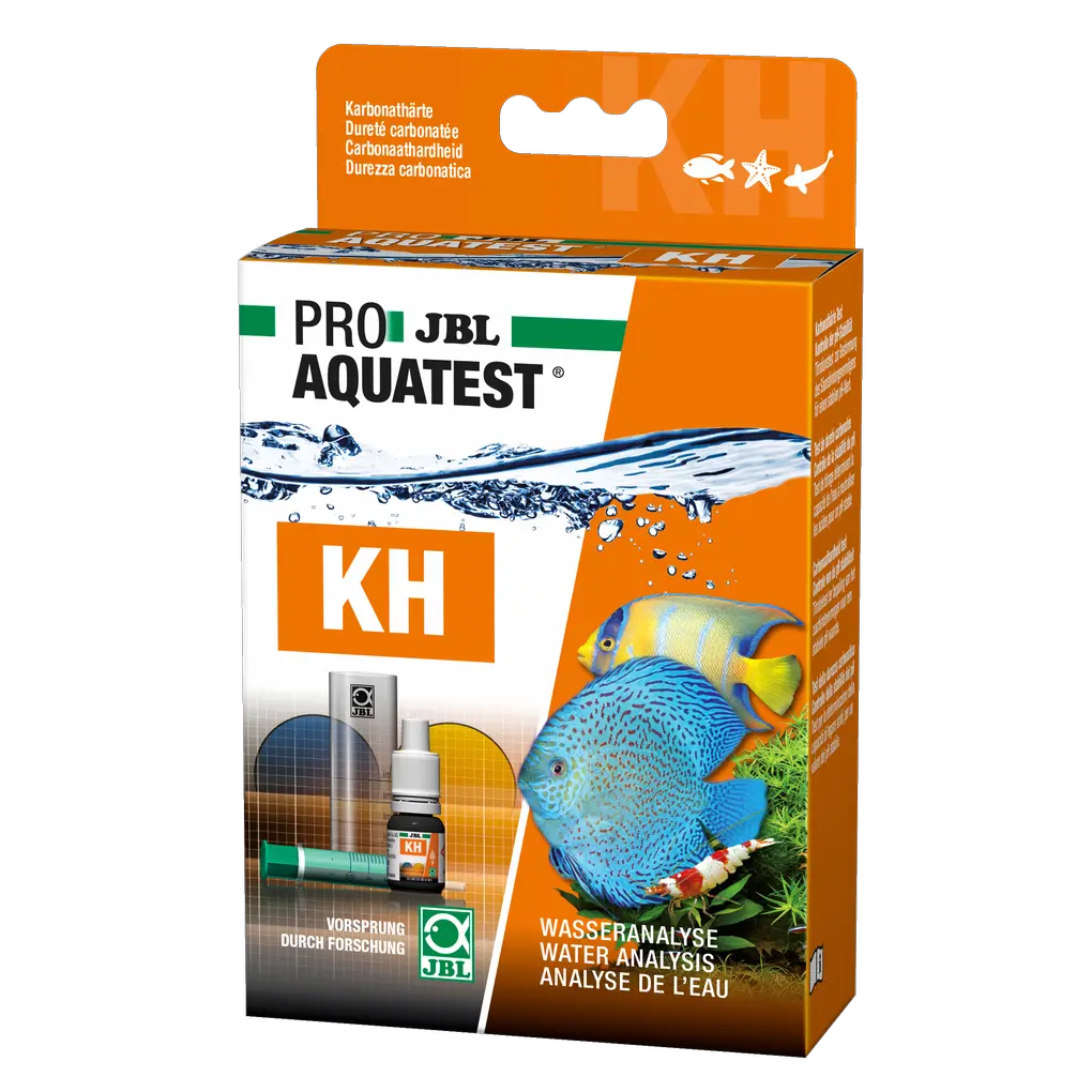 Simple and reliable monitoring of water values in aquariums and ponds. Determination of the optimum carbonate hardness for fresh and salt water.