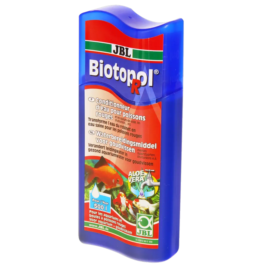 Pour une eau d'aquarium adaptée aux poissons et aux plantes : lors de la mise en place d'un nouvel aquarium, lors d'un changement d'eau et pour renforcer les poissons après une maladie, spécialement conçu pour les aquariums à poissons rouges.