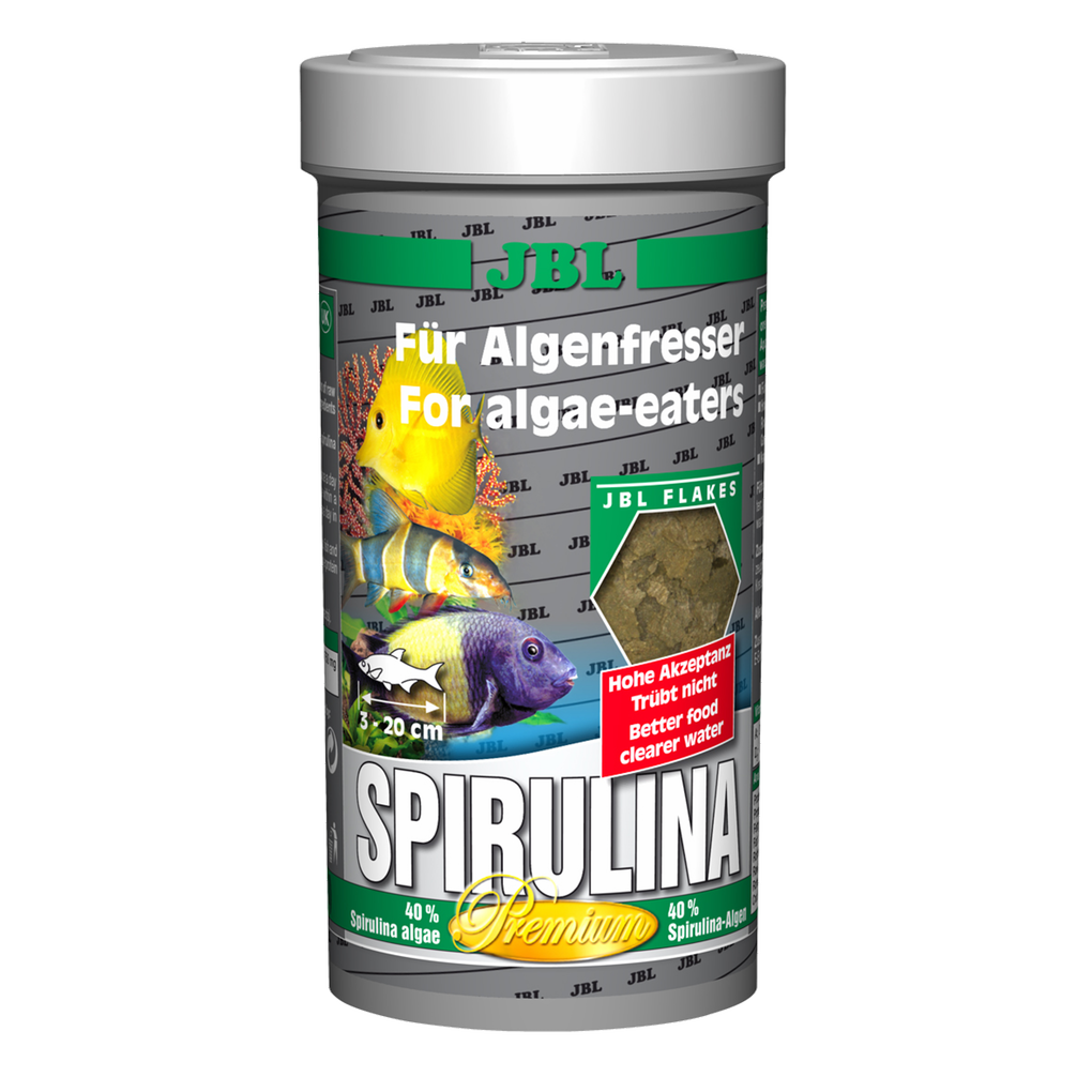 Maximum algae content for healthy nutrition: Complete nutrition and optimal growth of algae-eating freshwater and saltwater fish