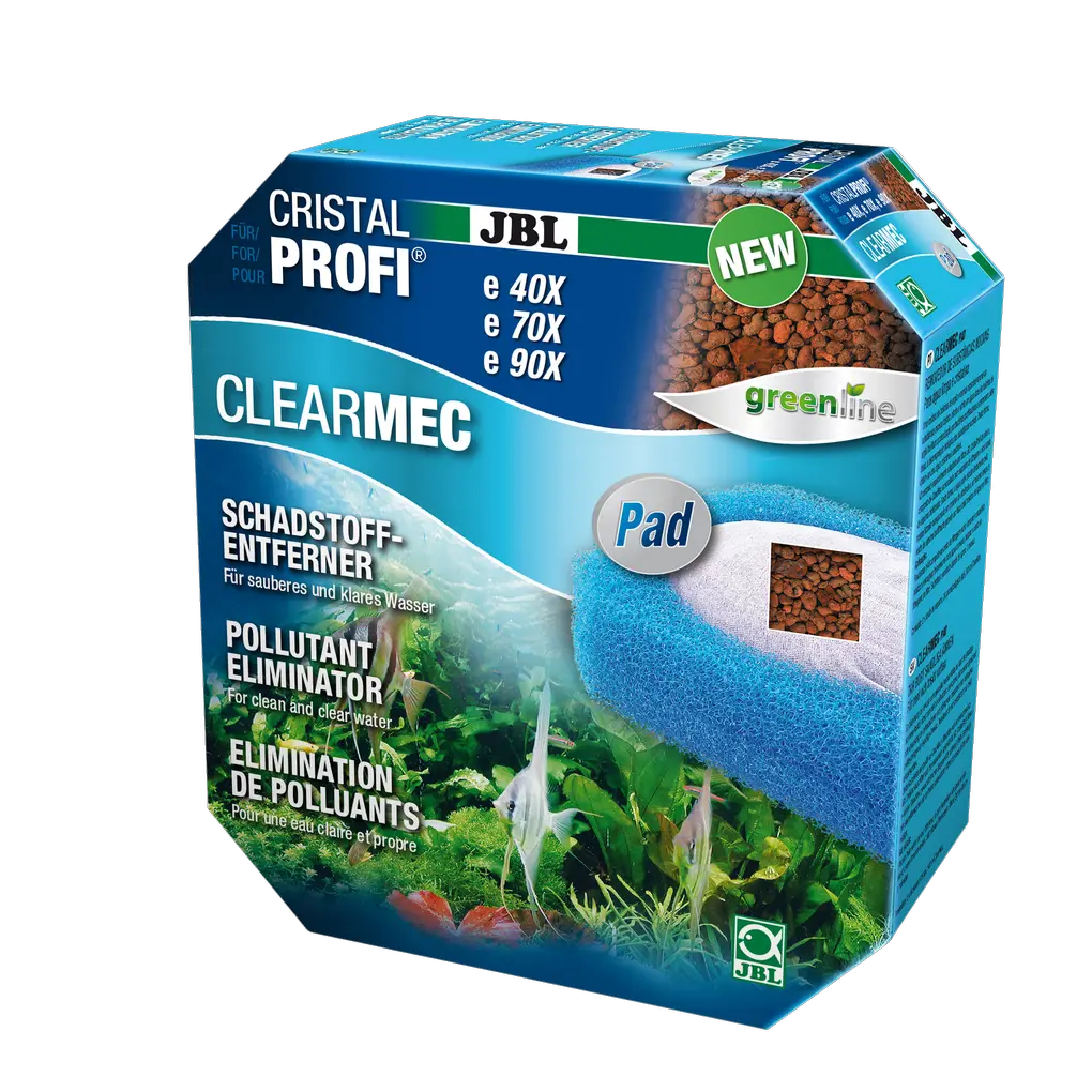 Clean and healthy water: Set with nitrite, nitrate and phosphate remover for CristalProfi e filter baskets