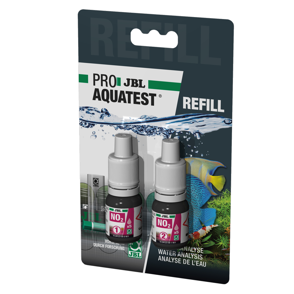 Nitrite is a toxic nitrogen compound that forms when the bacterial balance is disturbed or when a new system is set up. The test accurately indicates the nitrite content of the water.