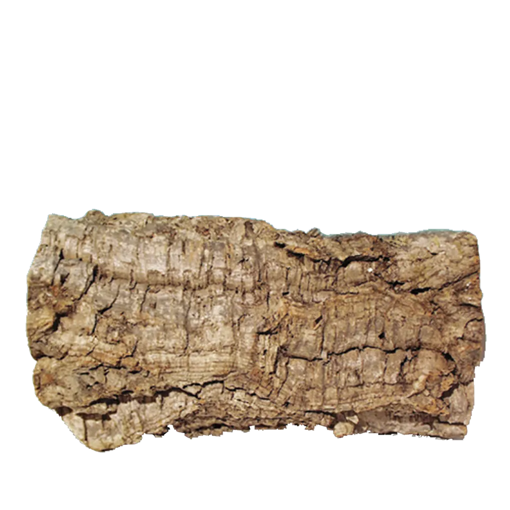 Hiding place and spawning ground for fish, sleeping place and hiding place for terrarium animals: cork bark for designing back walls and hiding places in aquariums and terrariums.