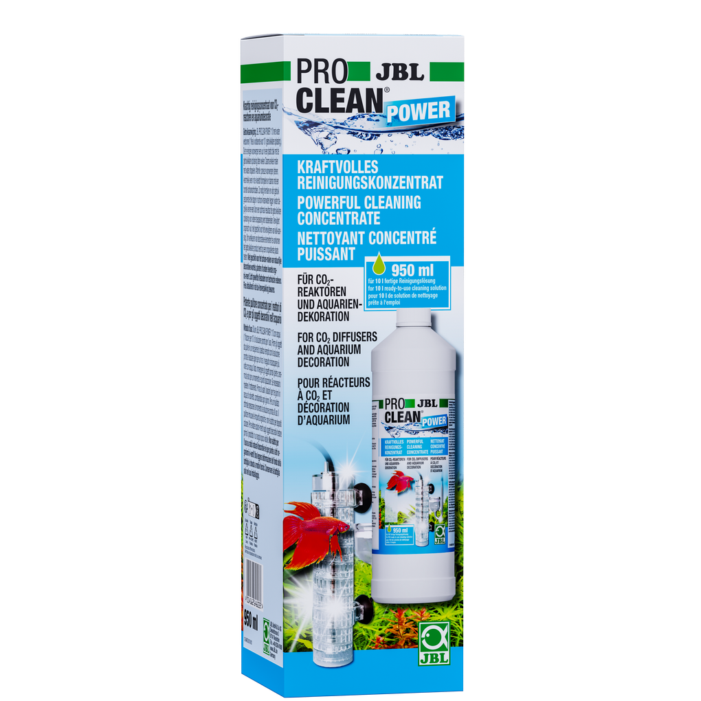 For effortless cleaning of technical equipment and decoration from algae and other organic contamination