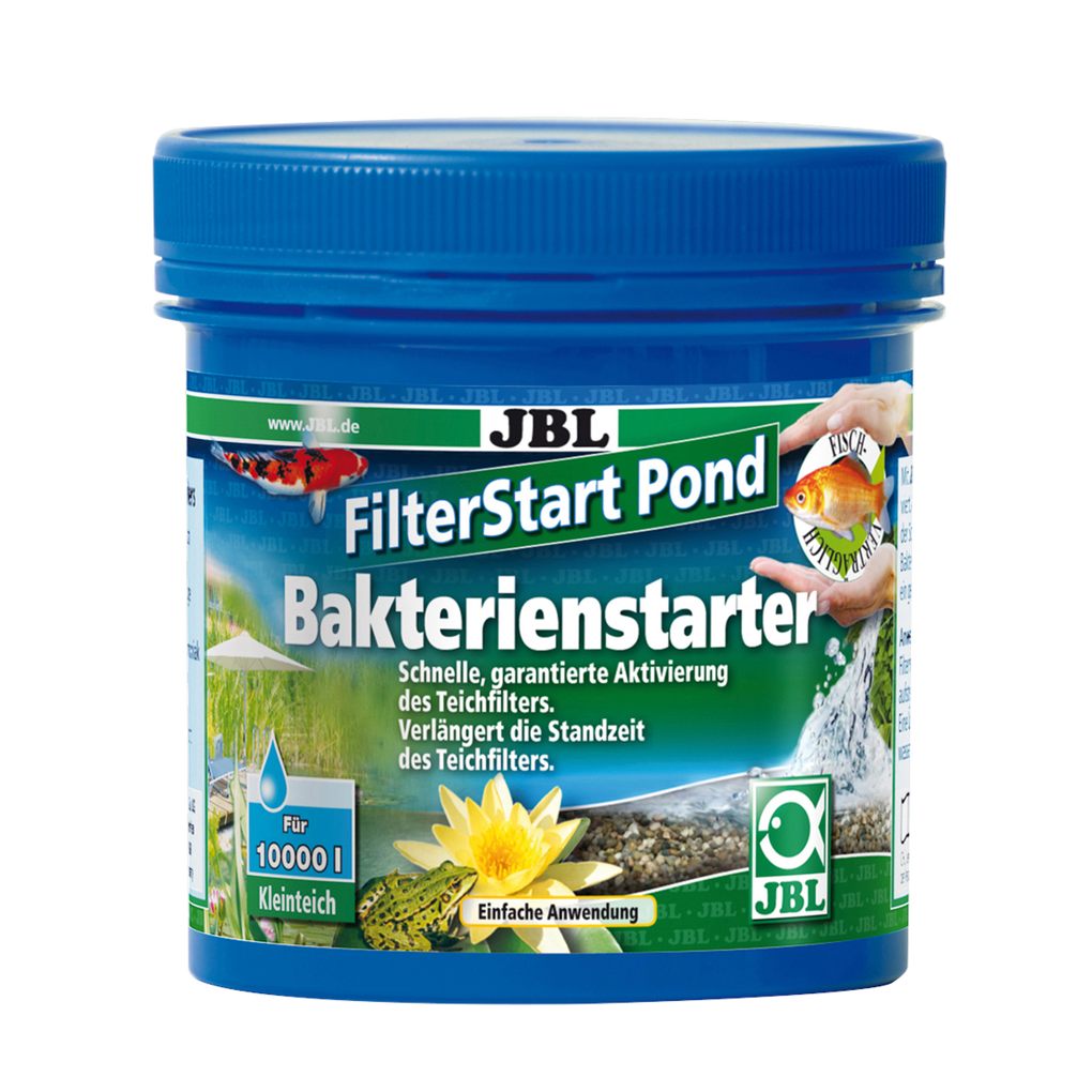 When starting the filter, after cleaning the filter or treating with medication: Granules with autotrophic bacteria cultures for rapid activation of pond filters.