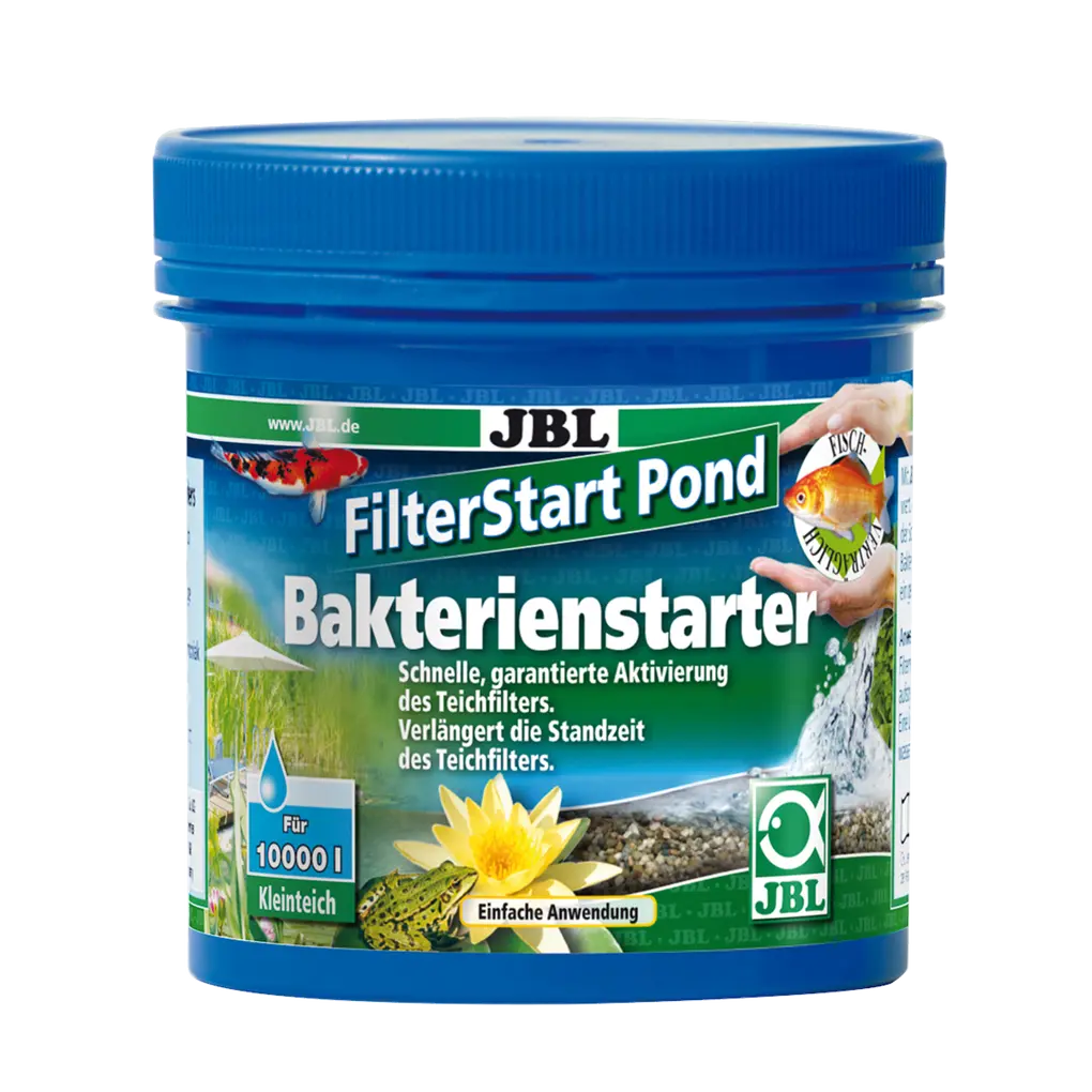 Al iniciar el filtro, después de limpiarlo o tras un tratamiento con medicamentos: gránulos con cultivos de bacterias autótrofas para la rápida activación de los filtros de estanque.