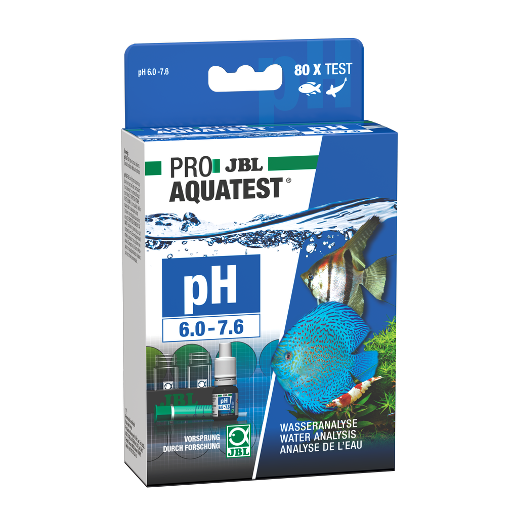 Simple and reliable monitoring of aquarium water values. Determination of the optimum pH value for freshwater aquariums.