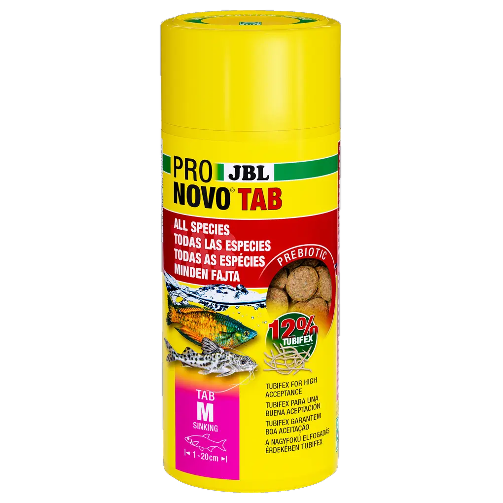 Ideal for all bottom-dwelling fish species and all others if the tablet is attached to the glass.