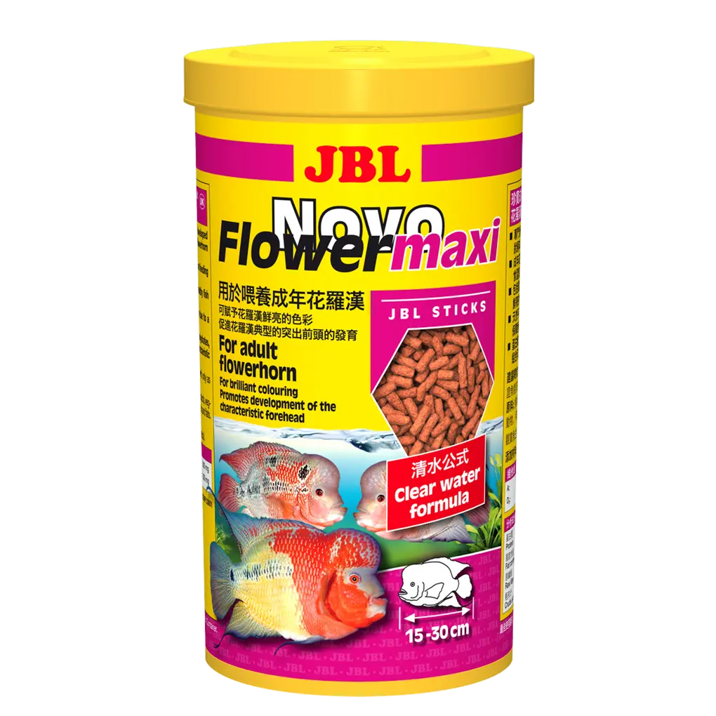 Perfect nutrition for large Flowerhorn cichlids from 15 cm in length.