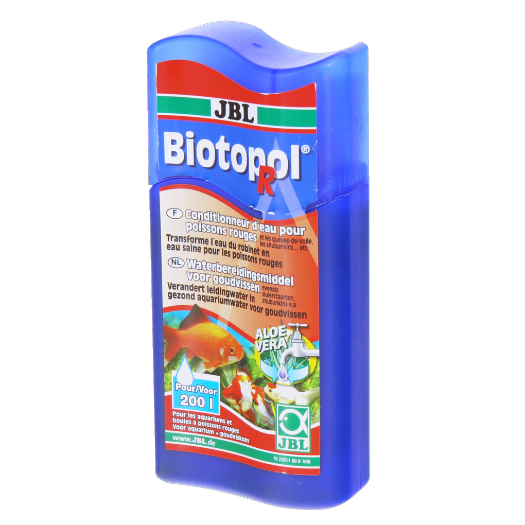 Pour une eau d'aquarium adaptée aux poissons et aux plantes : lors de la mise en place d'un nouvel aquarium, lors d'un changement d'eau et pour renforcer les poissons après une maladie, spécialement conçu pour les aquariums à poissons rouges.