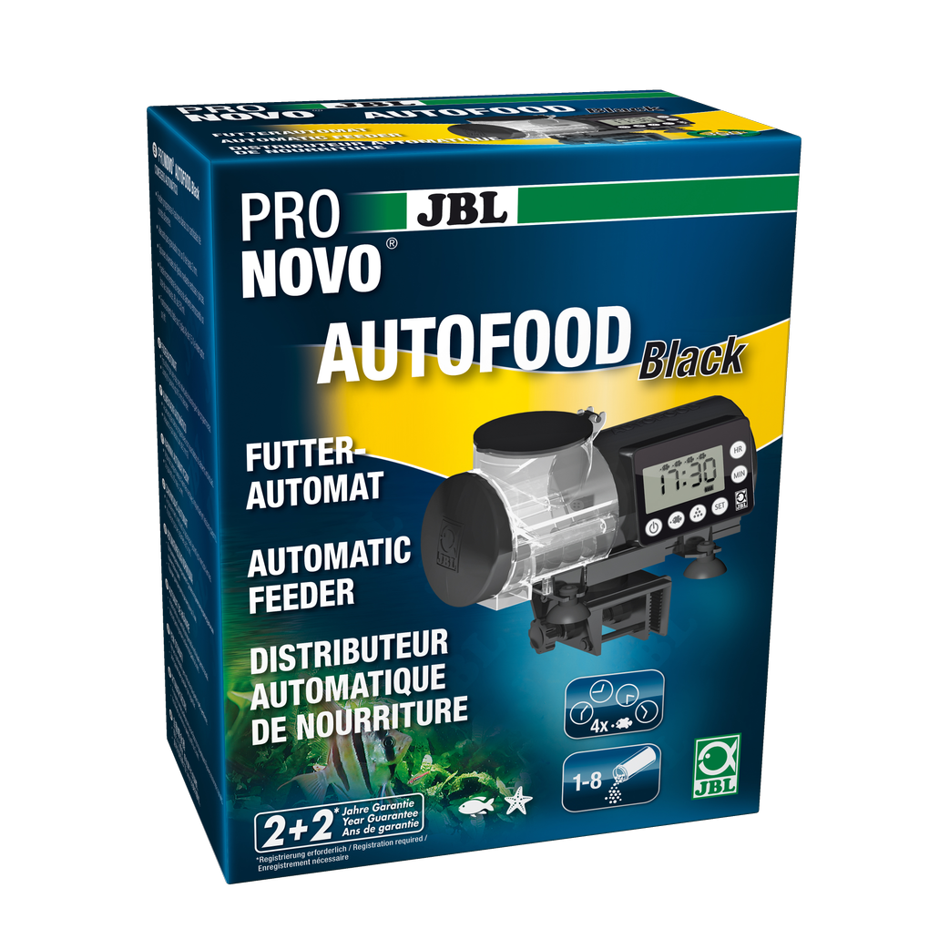 Practical automatic feeder: Automatic feeding of aquarium fish  - For all granules from 1.0 to 3.0 mm