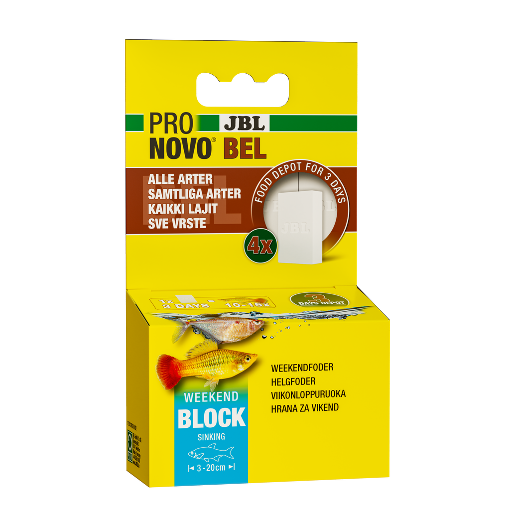 Feed your aquarium fish with stored food for 3 days.